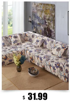 Синий чехол для дивана в горошек, эластичный чехол для мебели для гостиной, защитный чехол для дивана, Набор чехлов для дивана