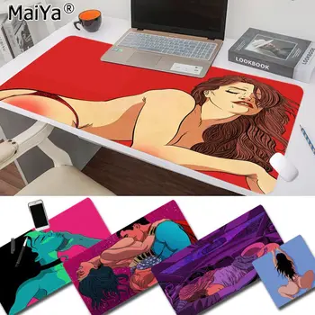 

Maiya sexy hot girl Rubber Mouse Durable Desktop Mousepad Speed/Control Version Large Gaming Mouse Pad