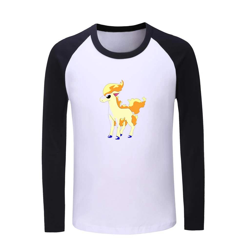 

Cute Pokemon Ponyta Don't Touch Me Prairie wolf Pattern Kids T-shirts Childs Graphic Tee Shirts Boys Girls Tops Christmas Gift