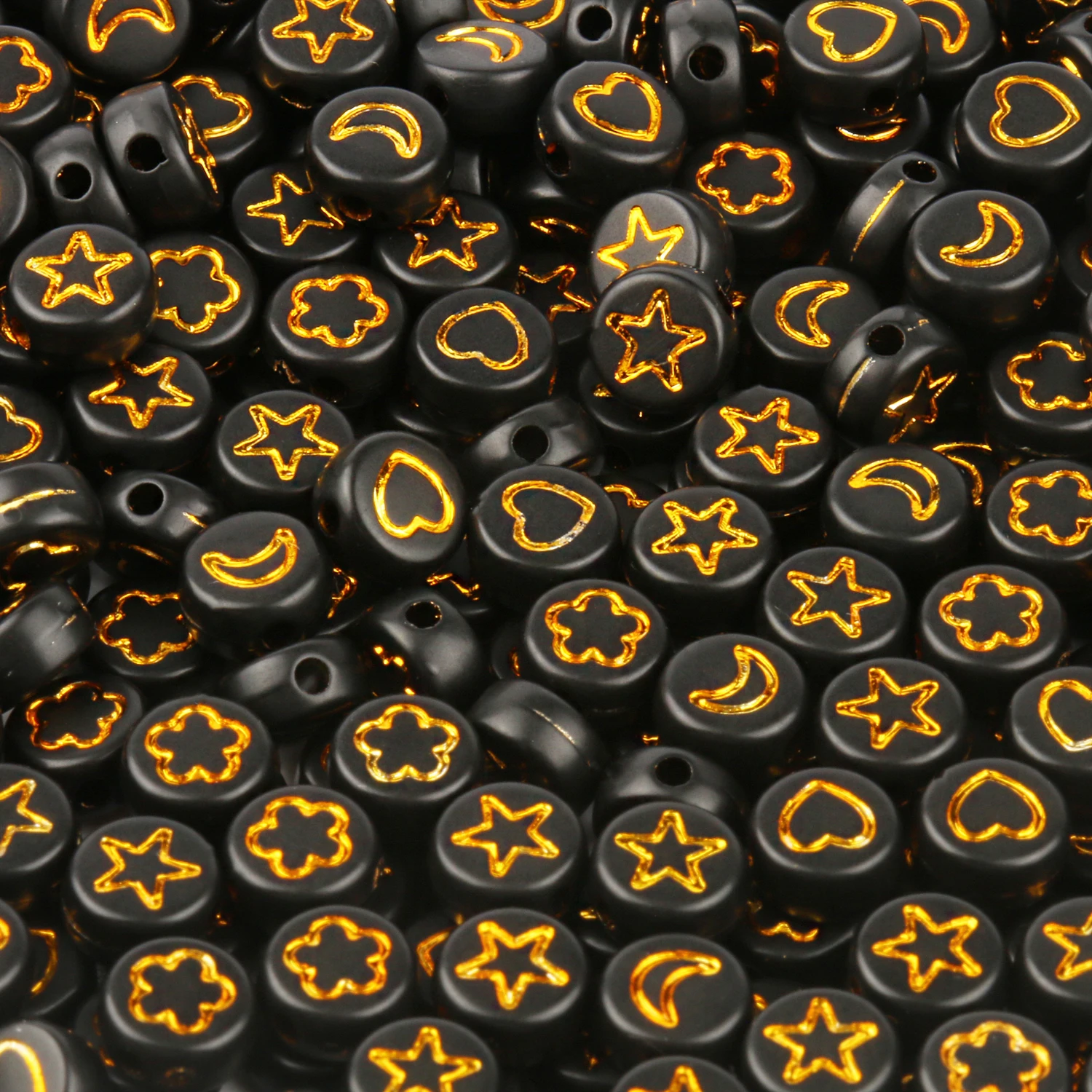 Vibrant Alphabet Acrylic Beads