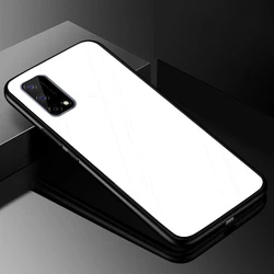 Premium Tempered Glass Phone Case with Durable TPU Bumper for Vivo V20 Pro (01)