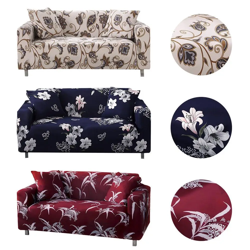 

Stretch Sofa Covers Furniture Protector Polyester Loveseat Couch Cover L 1/2/3 Seater Arm Chair Cover For Living Room