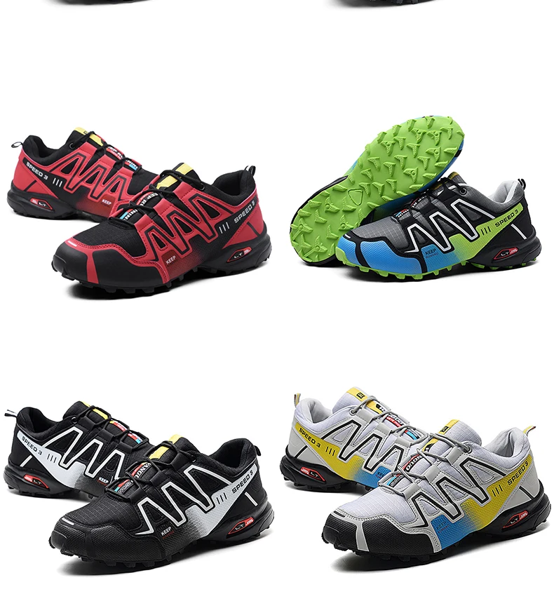 Classical Speed 3 Men Sneakers Breathable Men Casual Shoes Fashion Zapatos Para Correr PU Leather Quality Zapatos De Senderismo