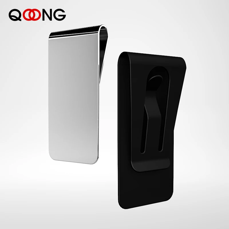 Money Clip Business Card Credit Card Cash Wallet For Men Women Lettering QZ40-004 credit card holder,id card holder,synthetic leather wallet,metal money clip