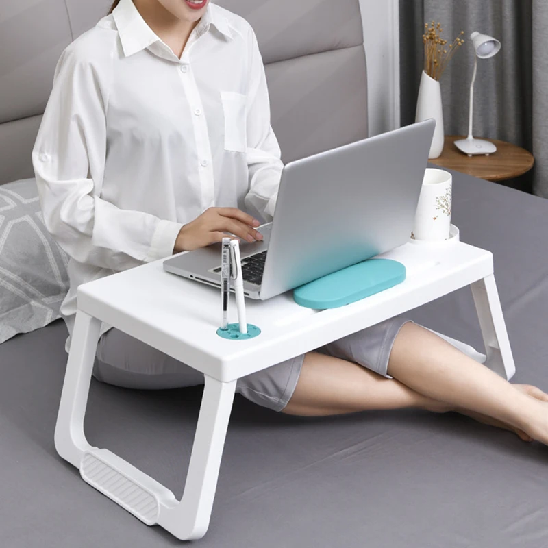 Acheter Plateau de lit pour petit déjeuner, support de verre, Portable  multifonction, bureau pliable pour ordinateur Portable, Table de lit