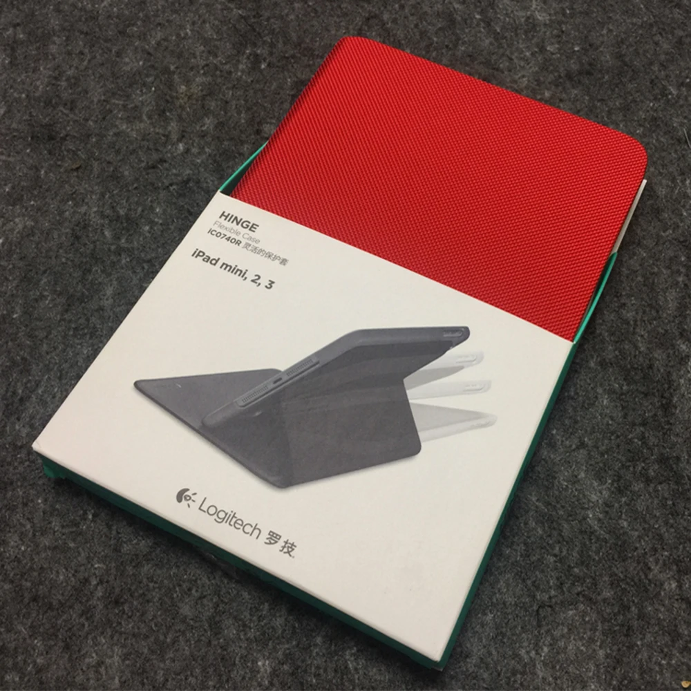 Logitech шарнир гибкий чехол для iPad mini 1/2/3, Фирменная новинка iC0740R Красного и черного цветов