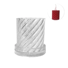 DIY свечная форма ручной работы ремесленный круглый спираль ароматические свечи пластиковые формы для парафиновых восковых свечей инструмент для изготовления
