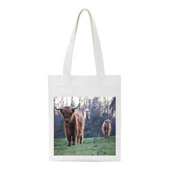 

Women Canvas Shopping Bag Books Bag Female Cotton Cloth Shoulder Bag Eco Handbag Tote Reusable Grocery Shopper Bags