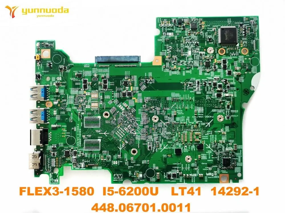 Для lenovo FLEX3-1580 Материнская плата ноутбука FLEX3-1580 I5-6200U LT41 14292-1 448.06701.0011 испытанное хорошее