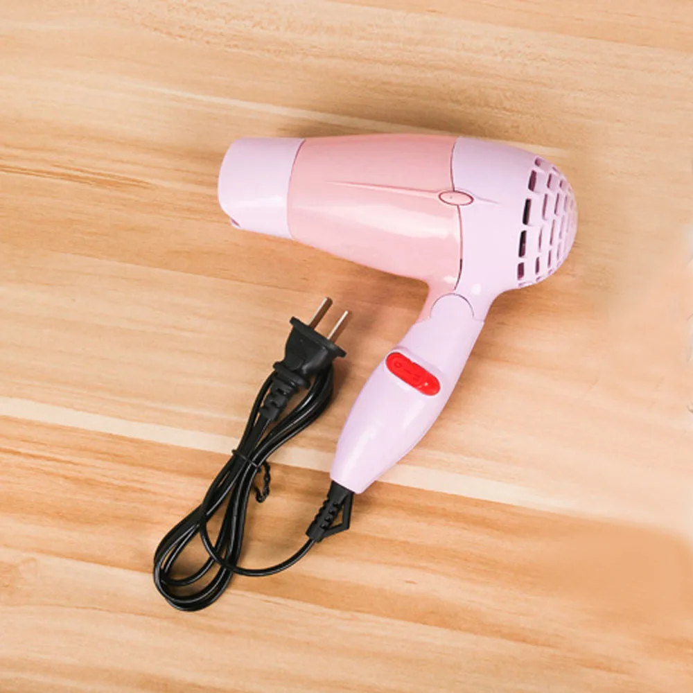 

2pcs fan hair drier Mini Hair Dryer with Nozzle Adjustable Airflow Fast Drying Low Noise Portable Travel Household Hair Dryer
