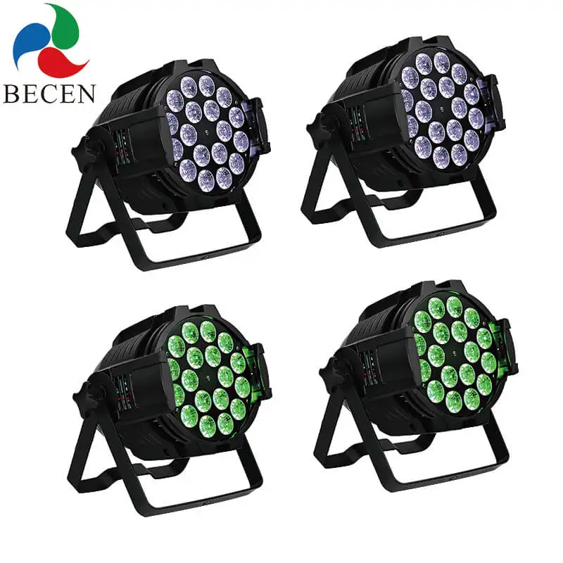Не взимается 18x18 Вт RGBWA УФ 6in1 Led Par огни 25 градусов свадьбы Рождества 6/9CH