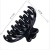 8.5 CM Hair Claw Clips Wholesale Quality Black Plastic Hairpin Tines Crab For Hair Simple Shower Hair Clips Beauty Beauty Tools ► Photo 2/6