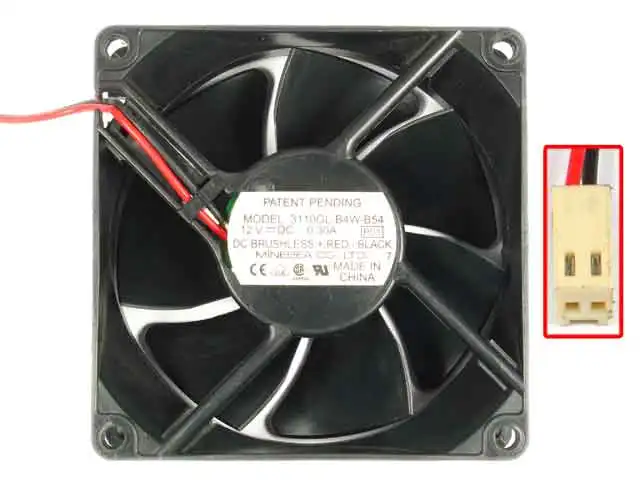

NMB-MAT 3110GL-B4W-B54 P01 DC 12V 0.30A 80x80x25 мм вентилятор охлаждения сервера