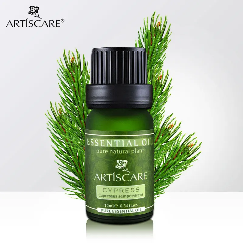 Чистое эфирное масло ARTISCARE Cypress 10 мл подтягивает кожу и жирное для лица очищает
