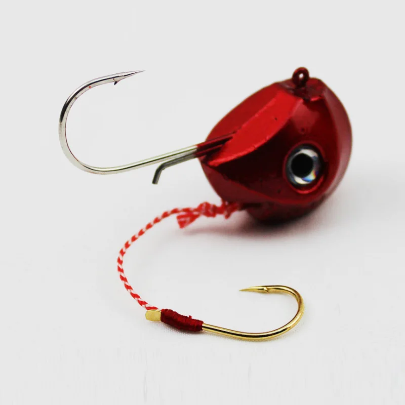 

Authority And 40g-100g Lead Head Bait Jig Hook Variety Color Do Boat Bait Fishhook yan yue Fishing Gear