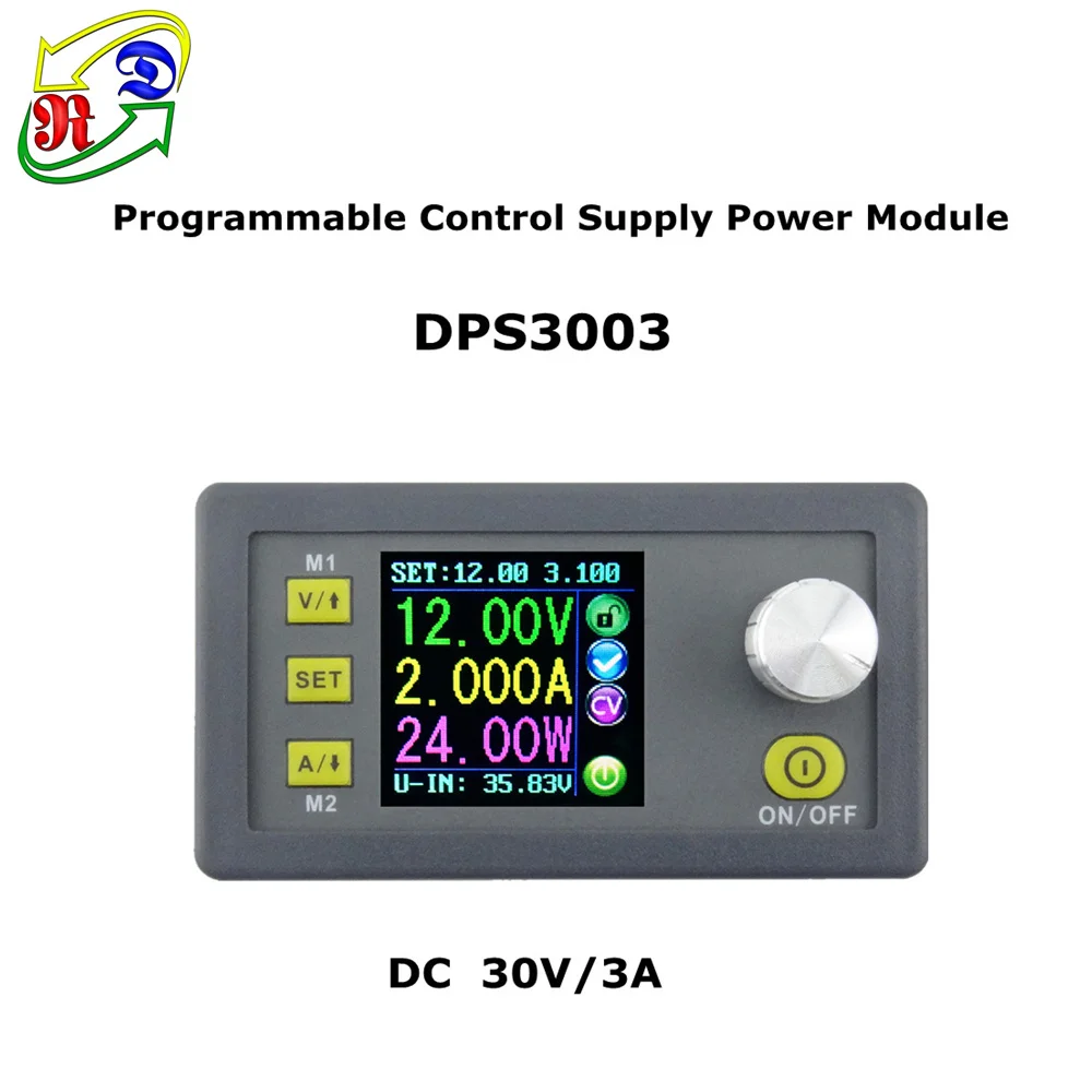 DPS3003 DPS3003 Постоянное Напряжение Ток понижающий Программируемый Модуль питания понижающий преобразователь напряжения цветной ЖК-вольтметр - Цвет: DPS3003
