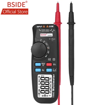 

BSIDE ADM92 Handheld True RMS Digital Multimeter Auto Range 6000 Counts TRMS Tester with Live Wire Check Temp NCV Hz ohm Diode