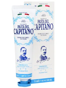 

Premium toothpaste pasta del Capitano "for smokers", 75 ml