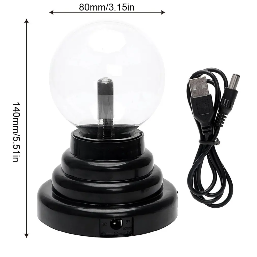 USB Led Волшебный электростатический ионный шар ночник искусственный цветы Хэллоуин украшения огни креативная атмосфера огни