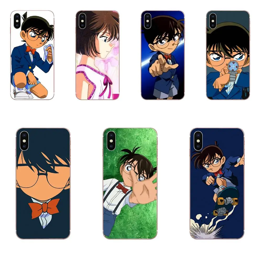 Для Huawei Honor Nova Note 5 5I 8A 8X 10 Pro 9X для Moto G G2 G3 G4 G5 G6 G7 Plus Мягкий ТПУ топ продаж Detective Conan |