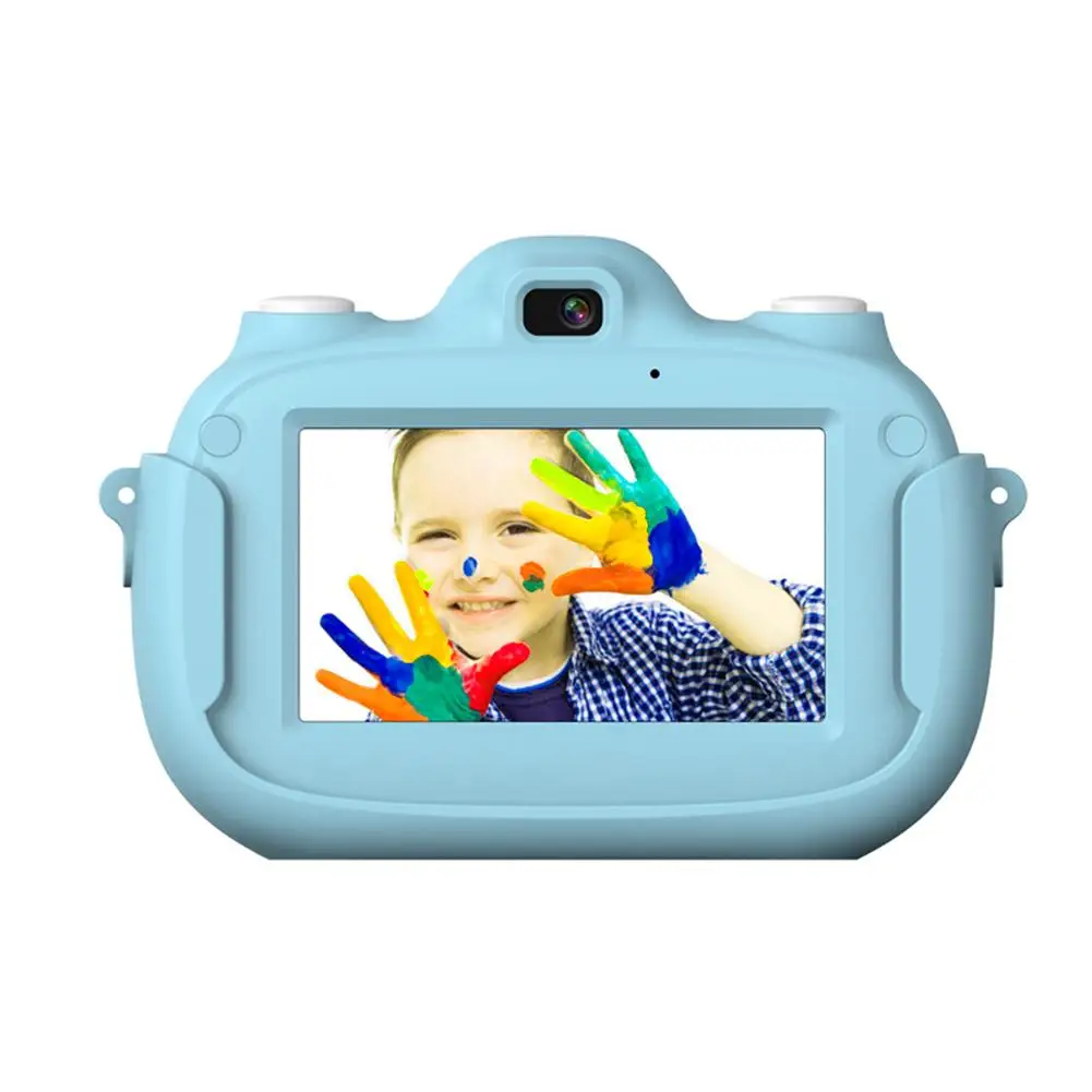 Children Camera 3-inch HD Display Screen Front And Rear Dual-touch Screen 32GB Capacity Expansion Camera With Wifi Flash Light
