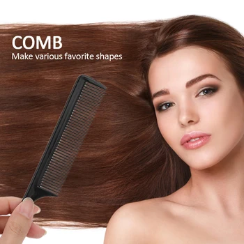 

wholesale 200x30x5mm Black Fine-tooth Anti-static Hair Style Rat Tail Comb Hairdressers Hair Styling Tool For Beauty dropship
