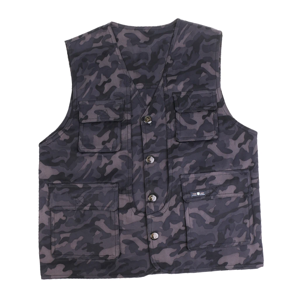 Men's Fishing Vest Photography Work Multi-pocket Vest Jacket