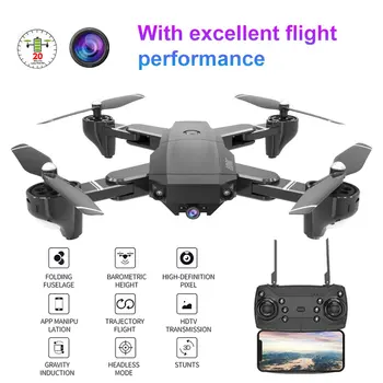 

H13 Foldable Drone with HD Camera Four-Axis Folding Aerial Drone 500W Wide Angle WiFi FPV Optical Flow RC Drone Helicopter