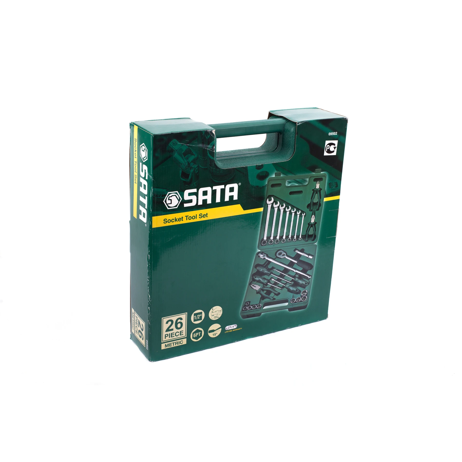 Набор инструментов Sata 1/2" 26 предметов, S09502
