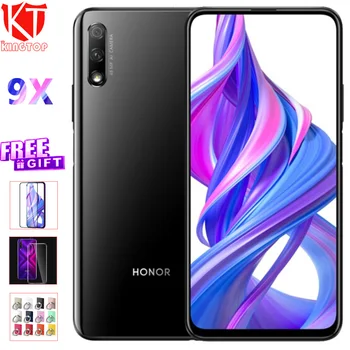 

Original Honor 9X Mobile Phone Kirin 810 Octa Core 6.59 inch Lifting Full Screen 48MP Dual Cameras 4000mAh cell phone