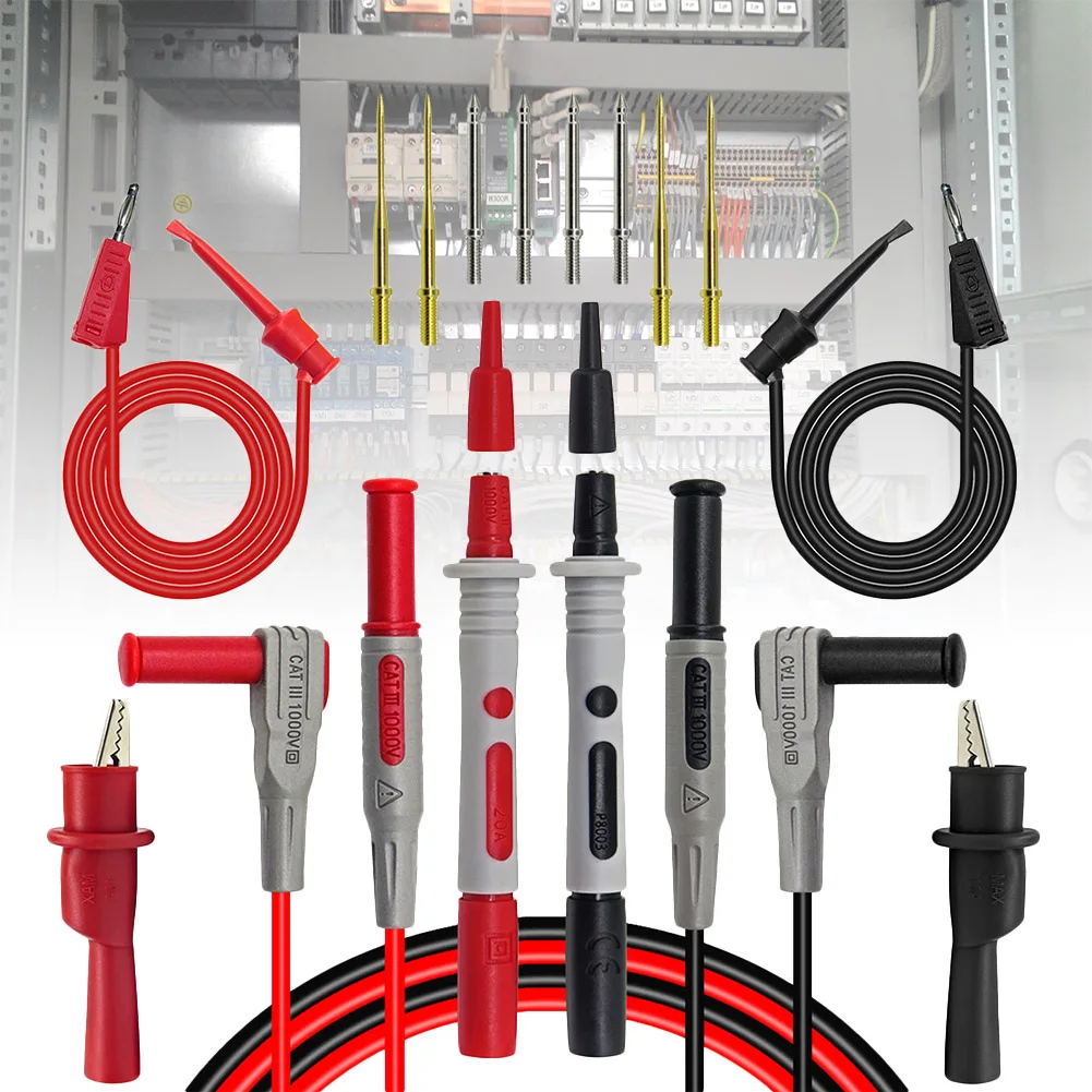 Hot Multimeter Electronic Probe Connector Test Cable Kit Multifunction Replaceable Accessories