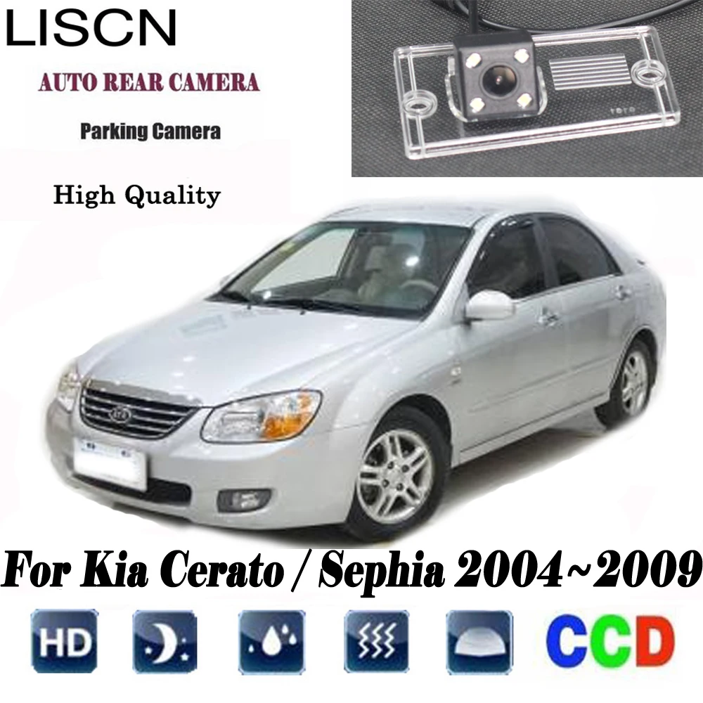 

Rear View Camera for Kia Cerato / Sephia 2004~2009 2005 CCD Night Vision Parking backup Reversing Camera license plate camera