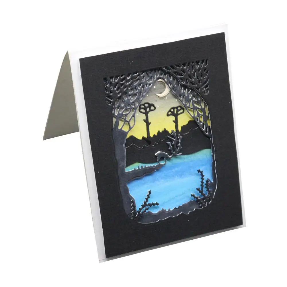  MeterMall Background Combination Invitation Lace/Greeting Card Decor Scrapbook DIY Etched Carbon St - 4.00012E+12