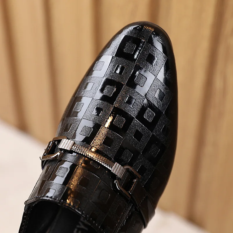 Kids Shoes Leather Shoes Boys England Fashion Pointed Toe Dress Shoes