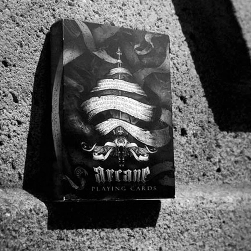 1 шт черный/белый черный Arcane Ellusionist велосипед покер игральные карты Волшебные бумажные карты с бесплатной доставкой