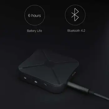 

ONLENY 2 IN 1 Real Stereo Bluetooth 4.2 Receiver Transmitter Bluetooth Wireless Adapter Audio With 3.5MM AUX For Home TV MP3 PC