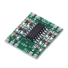 Pam8403 módulo super mini placa de amplificador digital 2*3w classe amplificador digital eficiente 2.5 a 5v