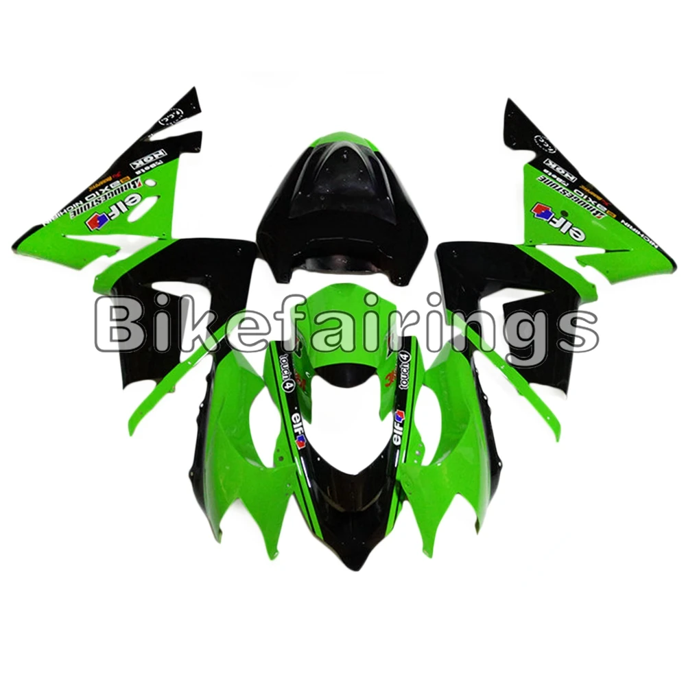 Мотоцикл Обтекатели для Kawasaki ZX10R 2004 2005 Кузов ABS пластик ZX-10R 2004 2005 панели ZX 10R 04 05 наборы кузова зеленый черный