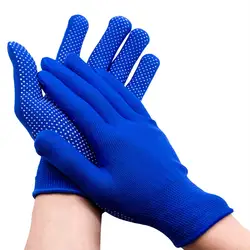 Одна пара Нейлон Бисером износостойкие Перчатки Нескользящие, дышащие, приятные на пыли перчатки для работы