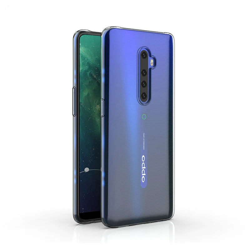 OPPO Reno 2 Z F 2Z 2F Coque Funda Reno2 Pro 용 심플 소프트 클리어 폰 케이스 커버, 투명 실리콘 얇은 친구 커플 TPU