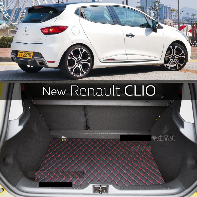 lsrtw2017 leather car trunk mat cargo liner for renault clio megane fluence talisman kadjar koleos accessories interior auto |