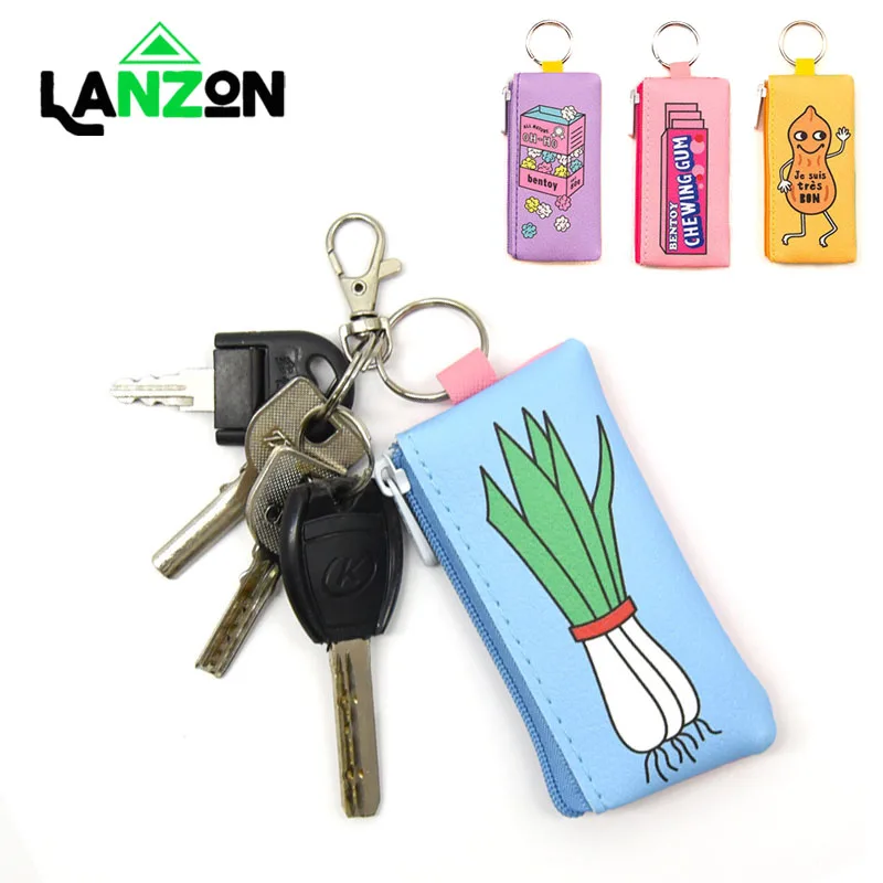 Мультяшный кошелек из искусственной кожи для монет подвесной держатель телефона