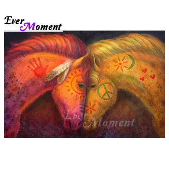 

Ever Moment Diamond Painting Handmade Horse Forehead 5D DIY Picture Of Rhinestone Diamond Embroidery Cross Stitch 3F2051