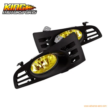 

Fit For 2003 04 05 Honda Accord 2Dr Coupe OE Fog Lights Wiring Kit Included Yellow Lamps USA Domestic Free Shipping