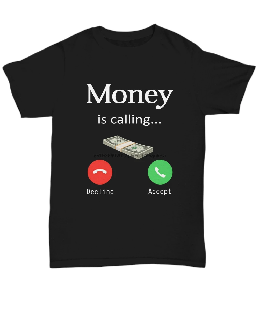 Футболка с надписью Money Is Call | Мужская одежда