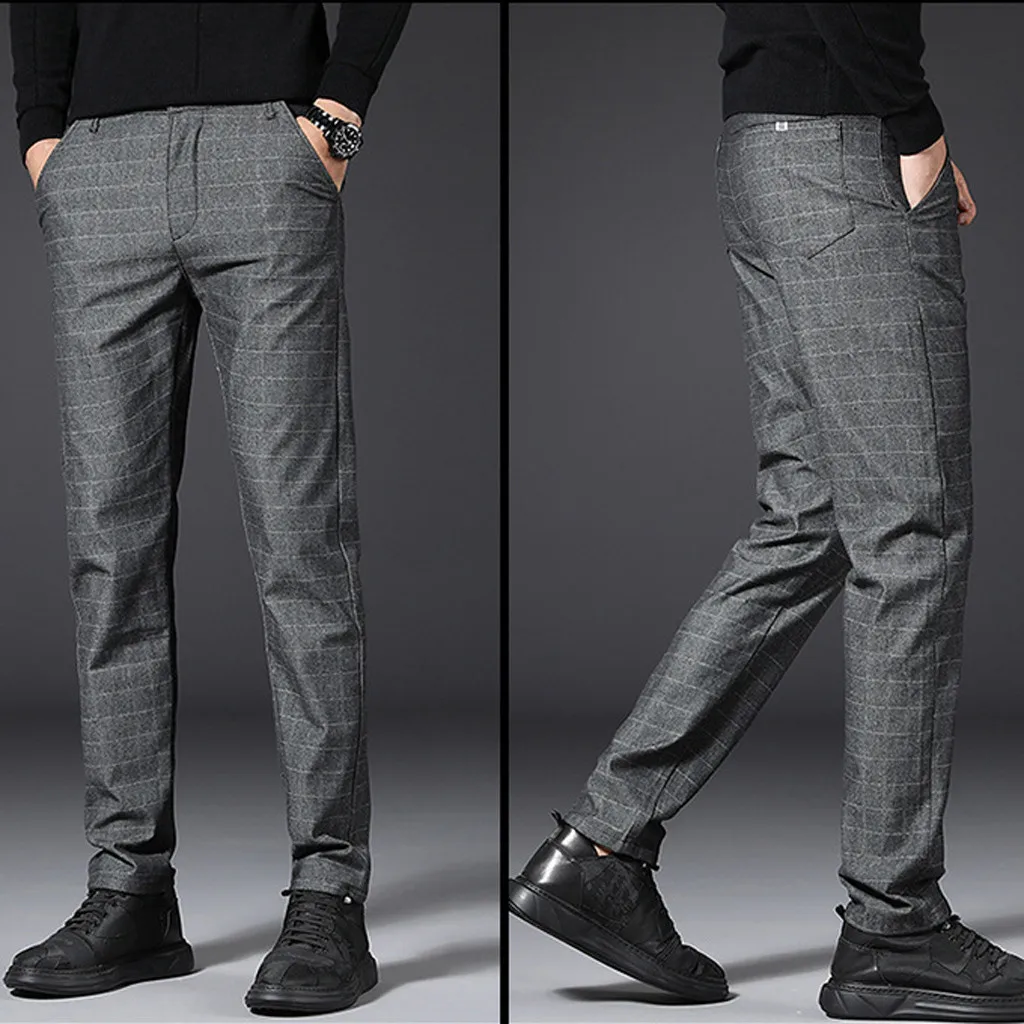 Pantalones hombre уличные брюки карго мужские длинные прямые простые деловые повседневные брюки большие комфортные брюки