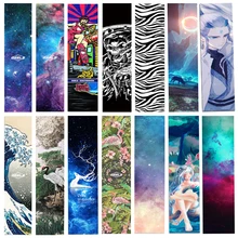 Прочный нескользящий скейтборд 120*25 см, самокат из наждачной бумаги, Круизер, Лонгборд, наклейка, наждачная бумага, скейтборд, абразивный