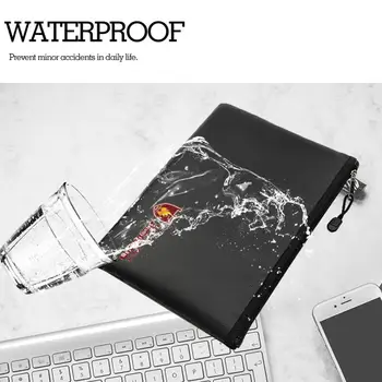 

Engpow Document Organizer Fireproof Black Color Case Document File Bag archivador Waterproof Safe Storage Case Holder carpetas