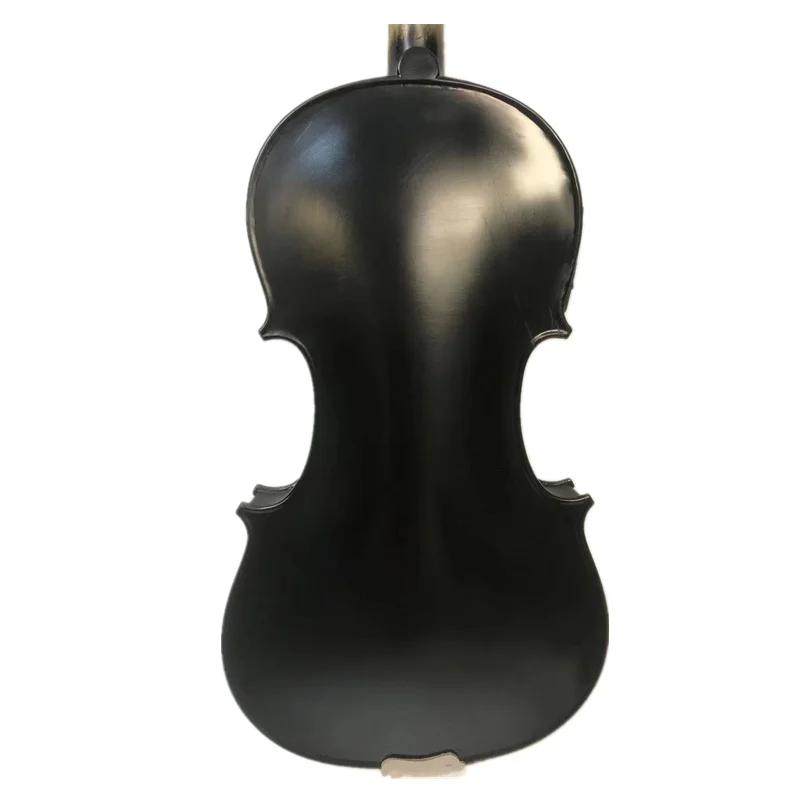 Black Electric Acoustic Violin 4/4 Maple Spruce handmade Advance sound