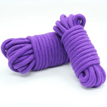 5m/ 10m/ 20m Cotton Rope Female Adult Sex products Slaves BDSM Bondage Soft Rope Adult Games Binding Rope Role-Playing Sex Toy 4
